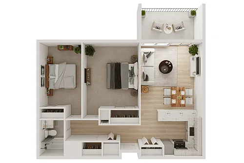 Floor plan B1C