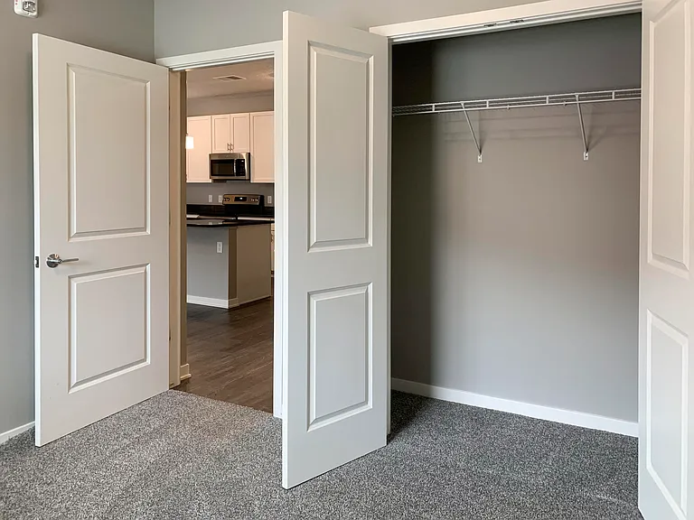 Our bedrooms feature roomy closets.