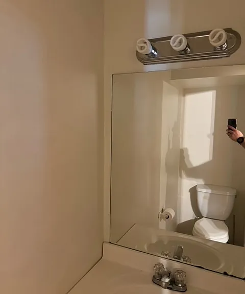 Vanity in full bath upstairs
