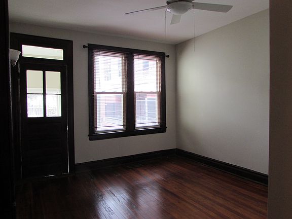 large bedroom & covered porch