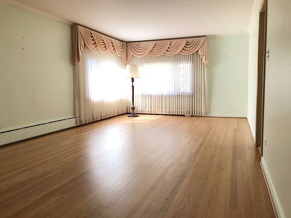 Newly resurfaced hardwood floors