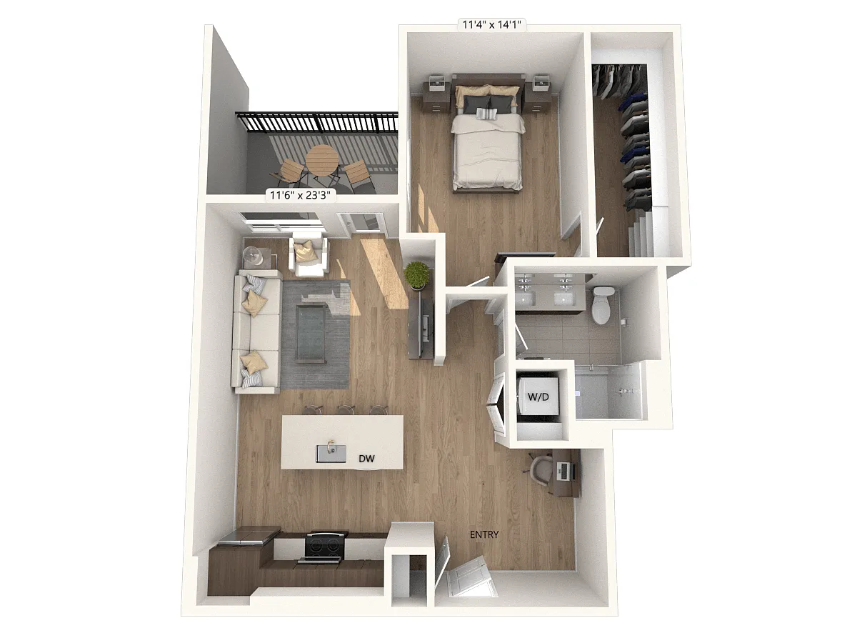 Floor plan A04-SF