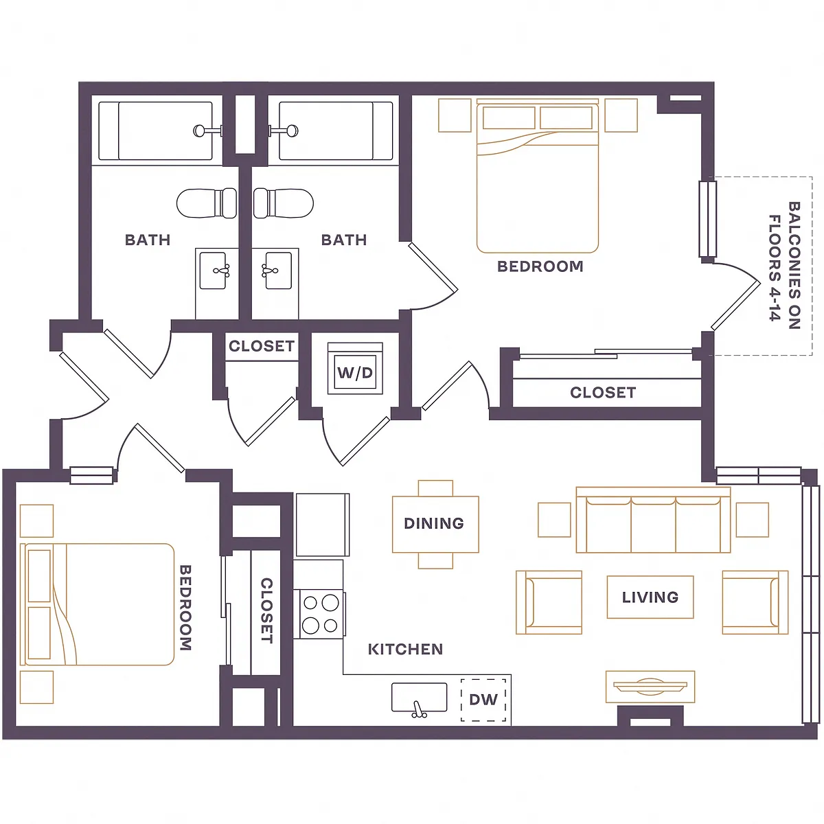 Floor plan B1