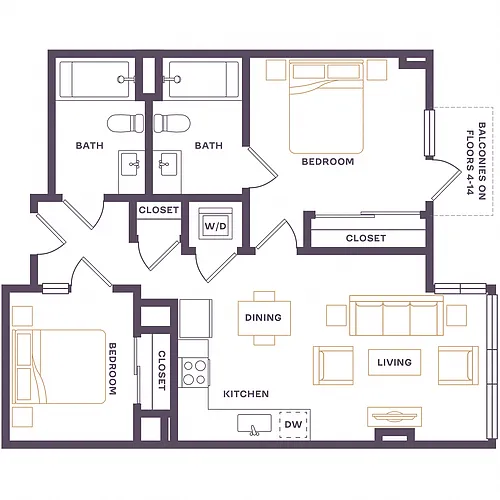 Floor plan B1