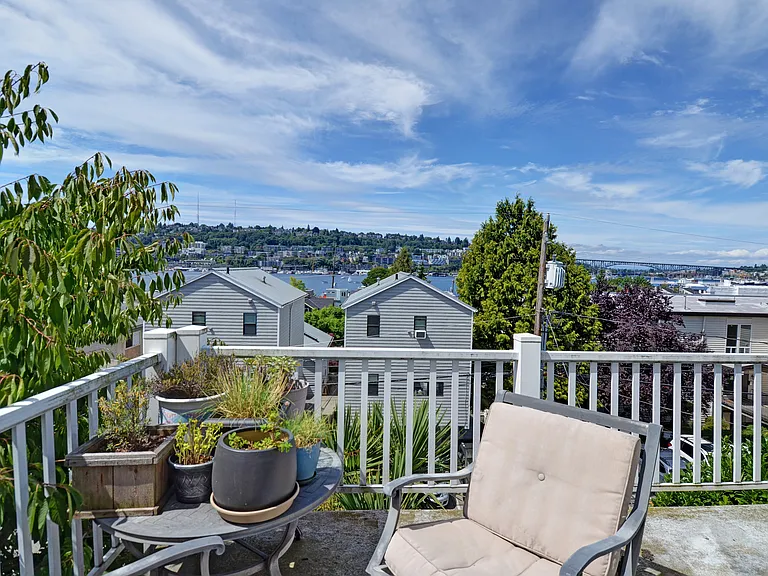 Deck of open area.