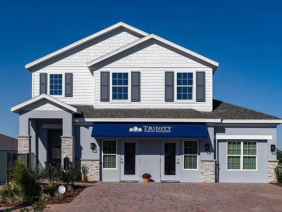 Wekiva elevation 3 with optional stone
