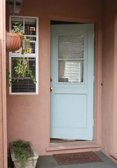 Back door to laundry room