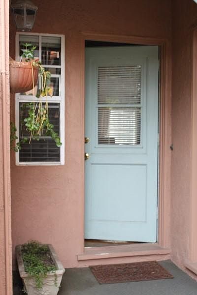 Back door to laundry room