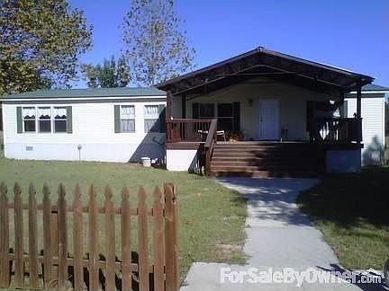fenced front yard