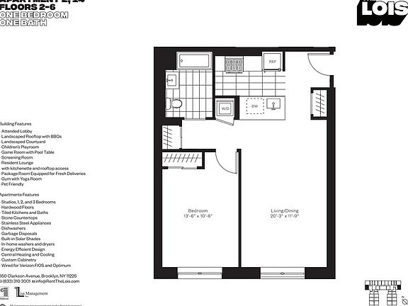 2nd image of 350 Clarkson Ave APT 314