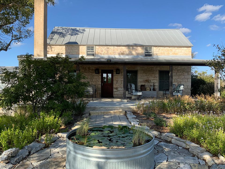 Front porch & water garden