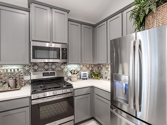 Kitchen with stainless appliances