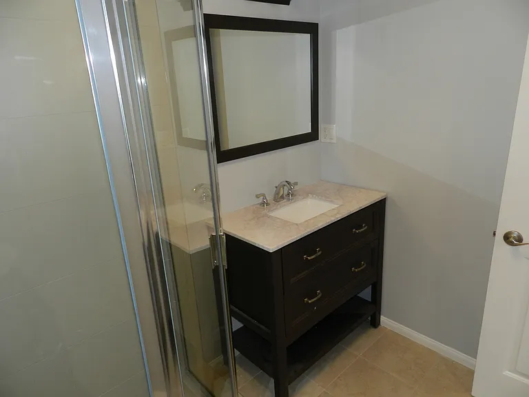 Bath in bedroom