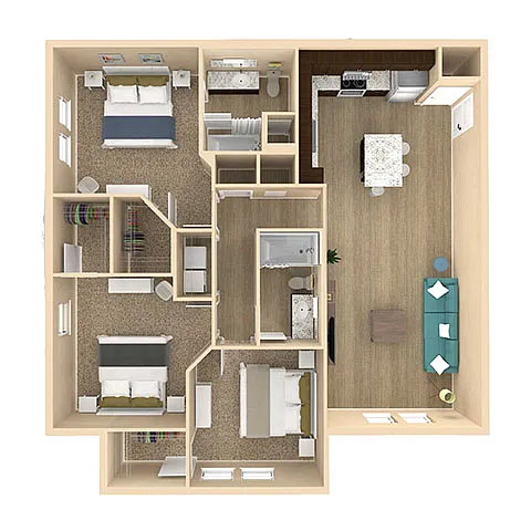 Floor plan C1S