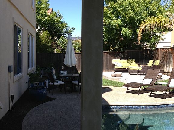 backyard view from door