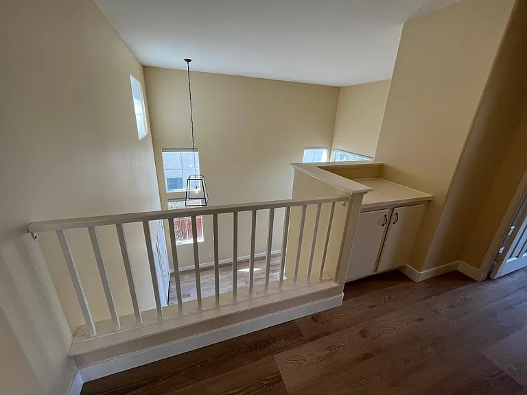 Open floor plan offering view of living room