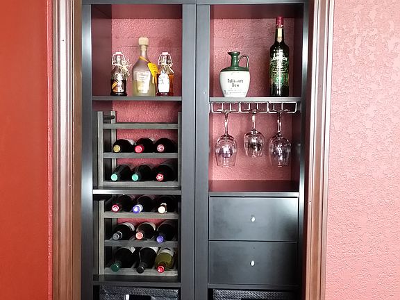 Wine Cabinet in Dining Room