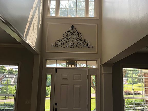 Two story entry foyer