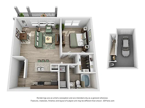 Floor plan A5 - Los Angeles