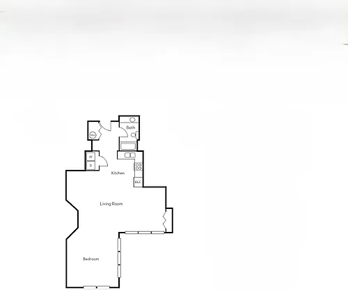 Floor plan Morrison Studio A