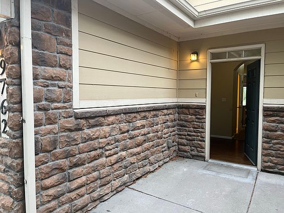 Front patio and door
