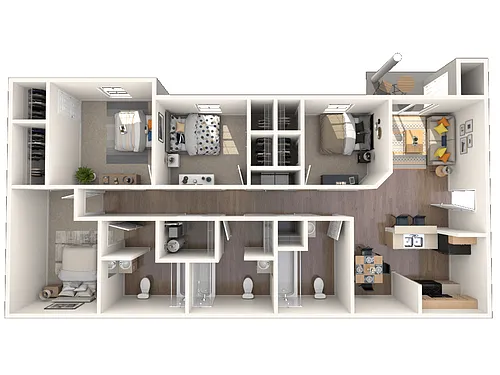 Floor plan 4 Bedroom