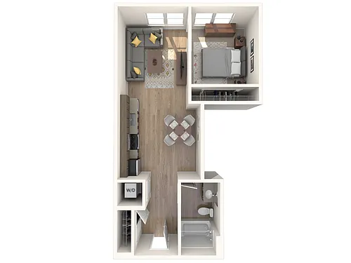 Floor plan 1X1