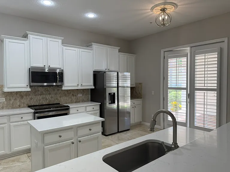 Kitchen and back door
