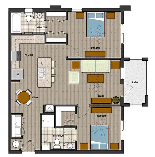 Floor plan Calypso Shore