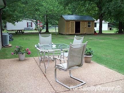 Patio and Storage Shed