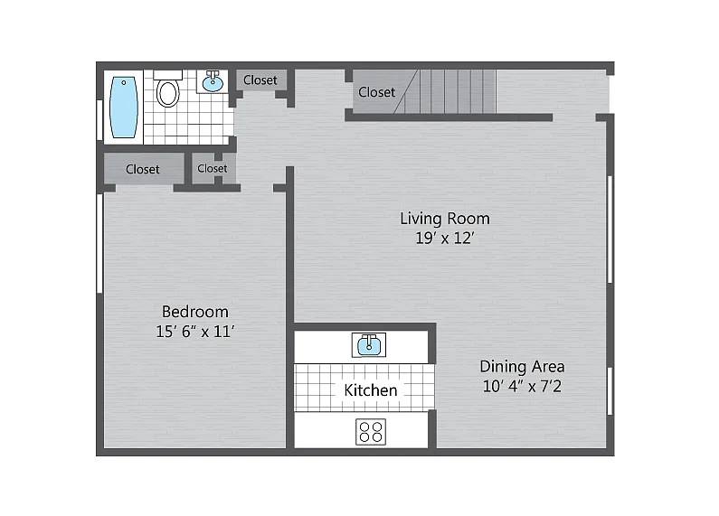 Floor plan Studio