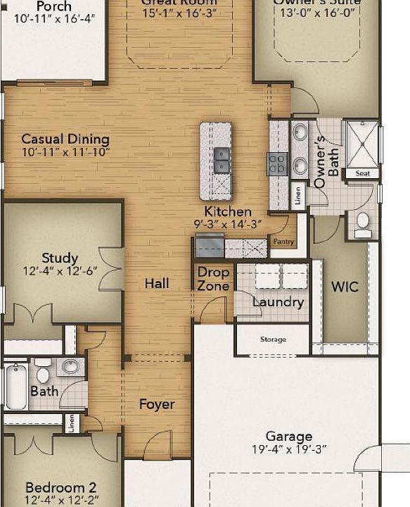 2nd image of 831 Big Cedar Dr.