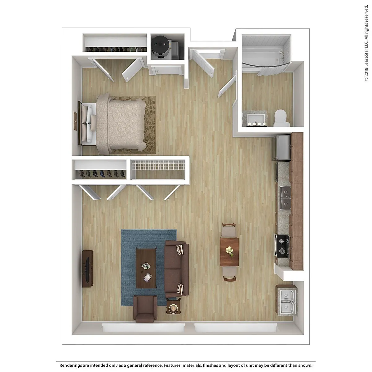 Floor plan CA Studio