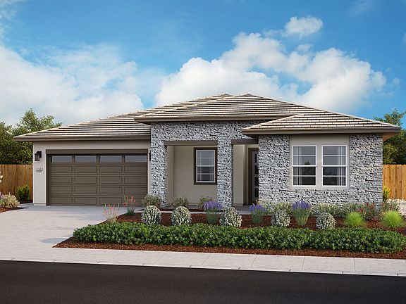 Elevation F - Contemporary Ranch