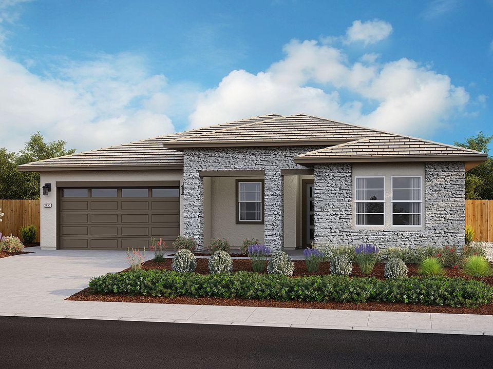 Elevation F - Contemporary Ranch