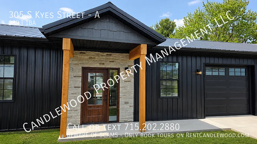 Brand New Construction | 2 Bed / 1 Bath | Attached Heated Garage | Merrill, WI — Photo 1