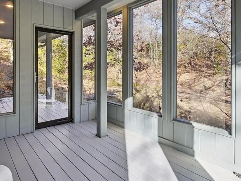 Screened porch brings the outdoors in