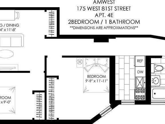 2nd image of 175 W 81st St APT 4E
