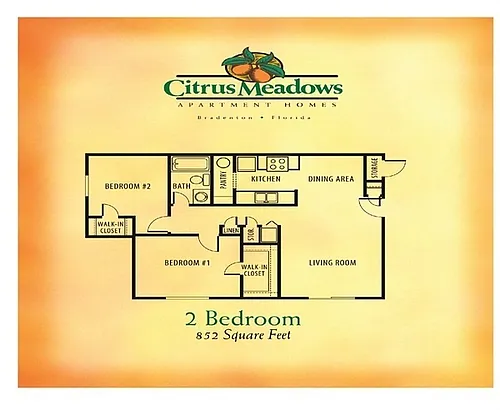 Floor plan Two Bedroom