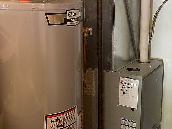 New furnace and water heater