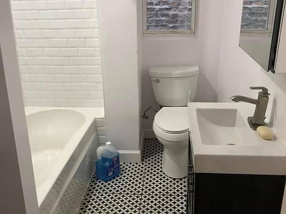 Three piece bathroom