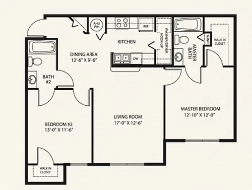 Floor plan 2 Bedroom