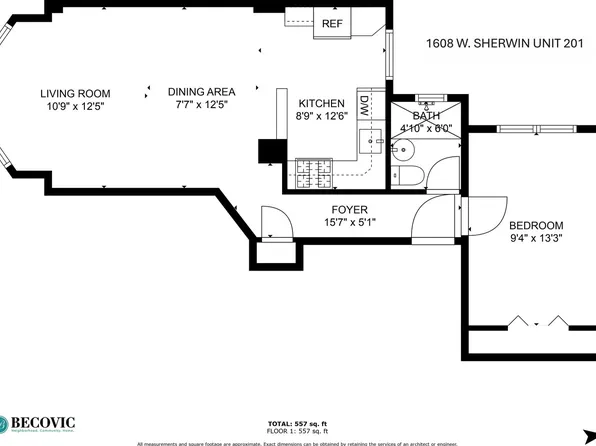 The Sherwin at Jarvis Square, 1608 W Sherwin Ave #509, Chicago, IL 60626