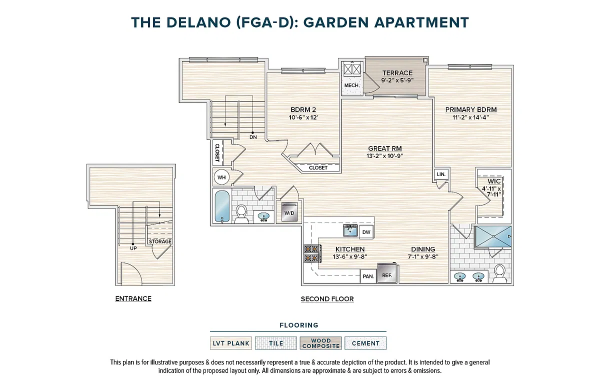 Floor plan The Delano (FGA-D)