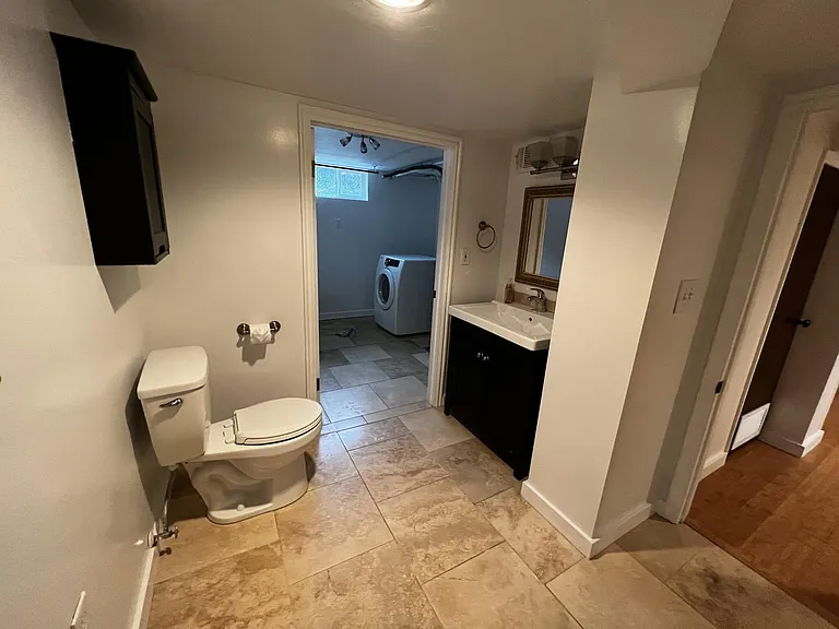 Basement bathroom