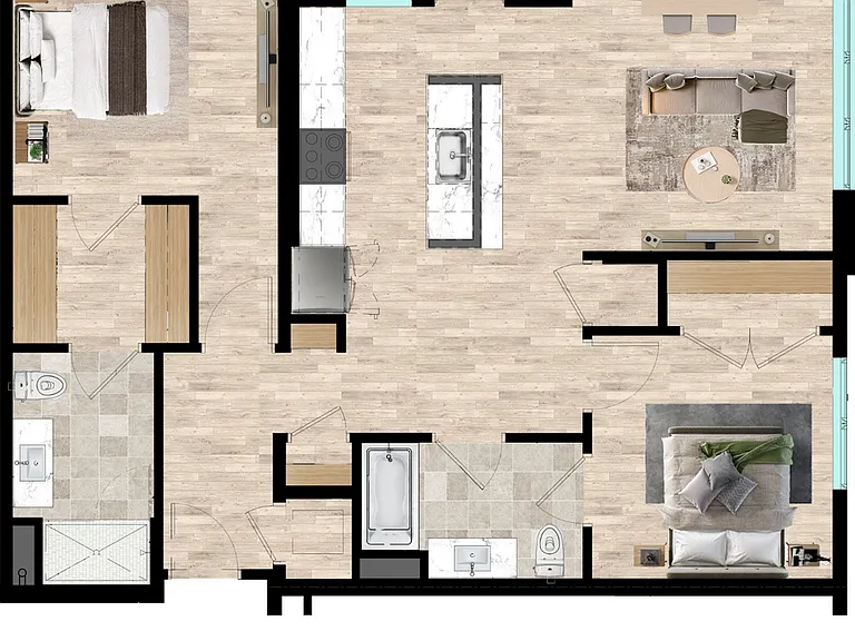 B13 - Two Bedroom B13 - Two Bedroom