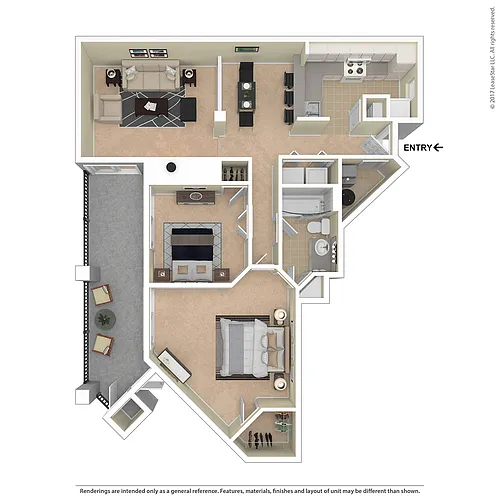 Floor plan 2 X 1 Large