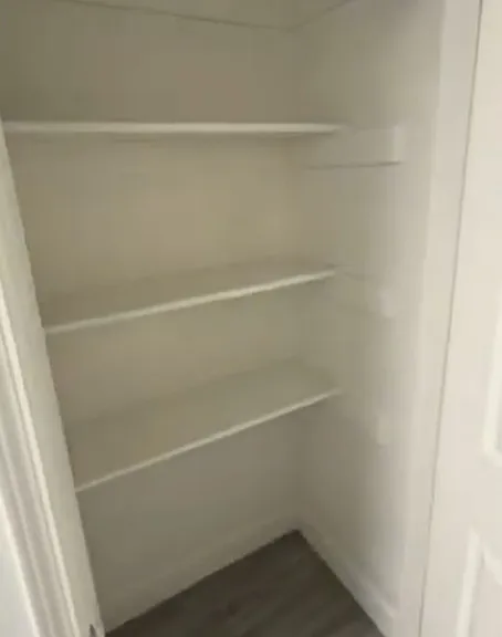 food pantry in kitchen