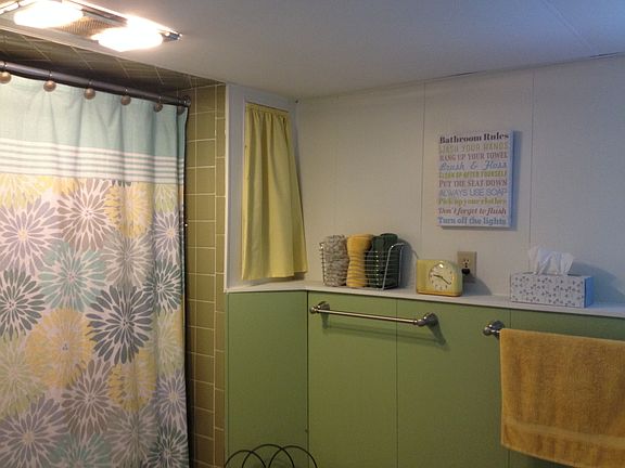 Redone upstairs bathroom 