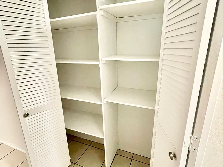 Hall storage/linen closet
